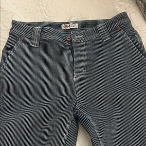 Dickies Navy and White Pinstripe Work Pants